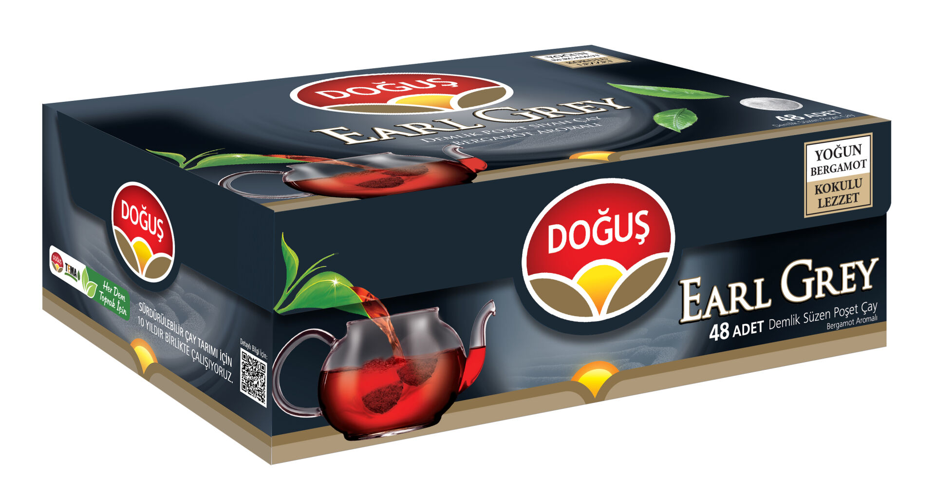 Doğuş Earl Grey 48'li Demlik Poşet Çay