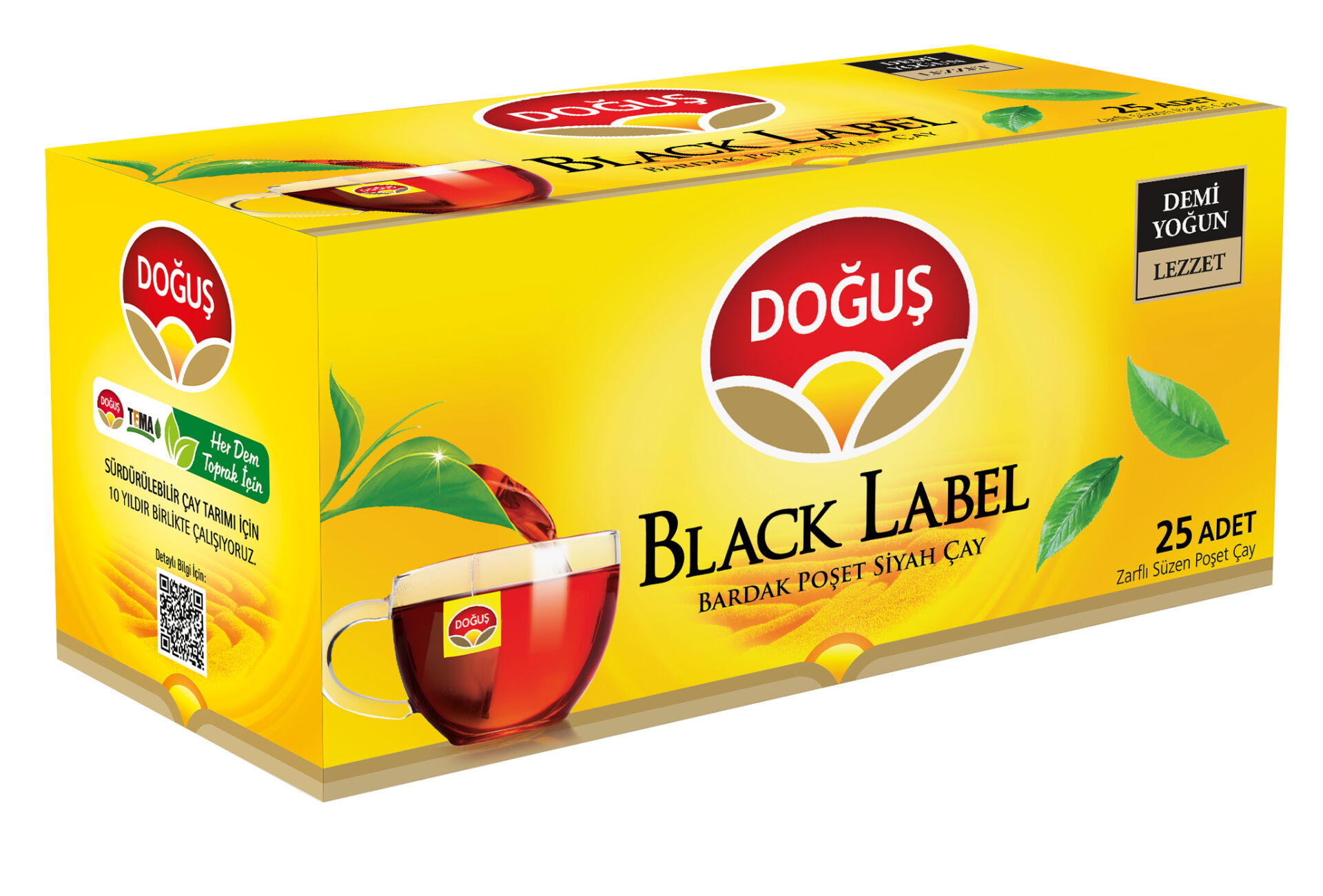 Doğuş Black Label 25'li Bardak Poşet Çay
