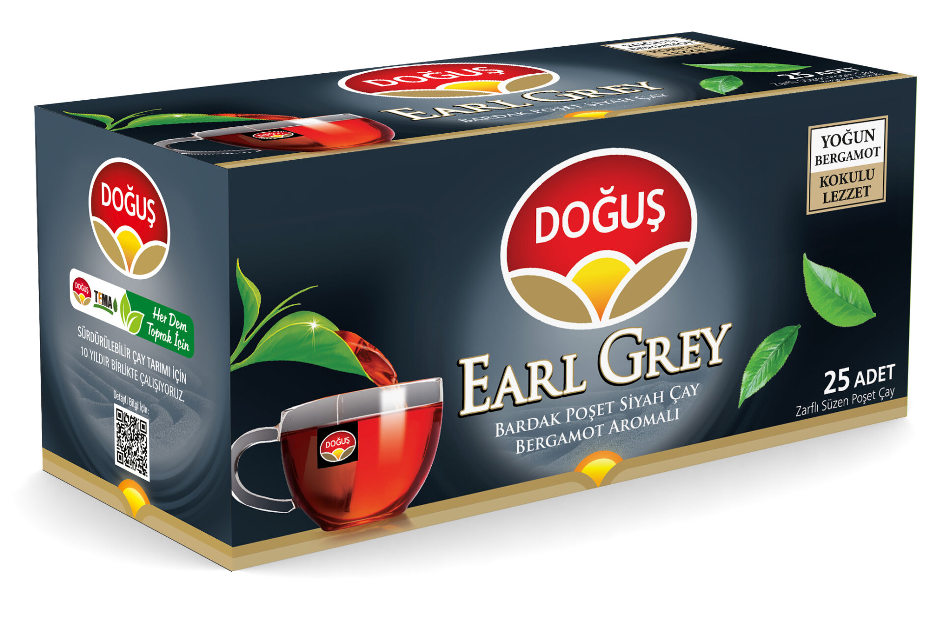 Doğuş Earl Grey 25'li Bardak Poşet Çay
