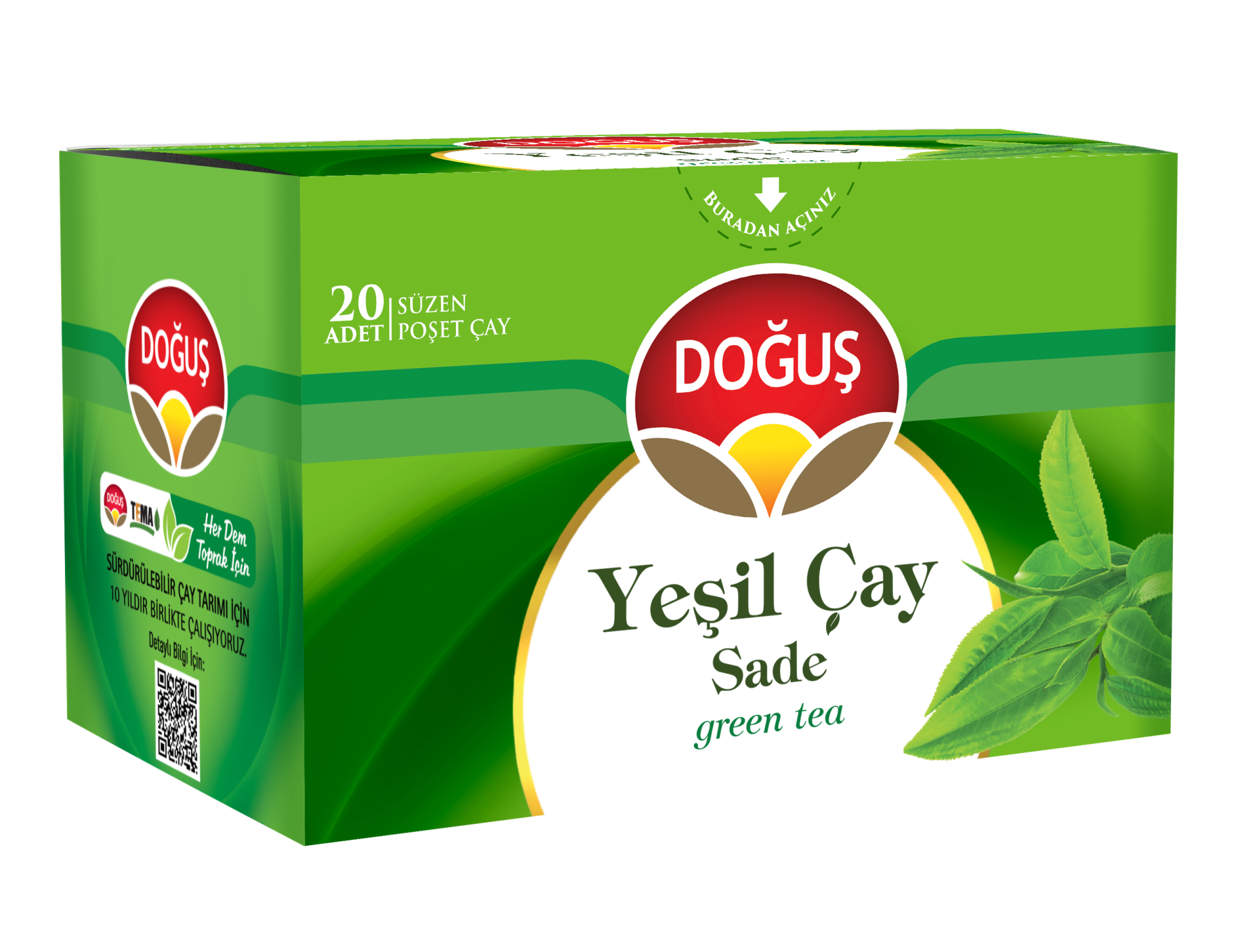 Doğuş Yeşil Çay Sade 20'li