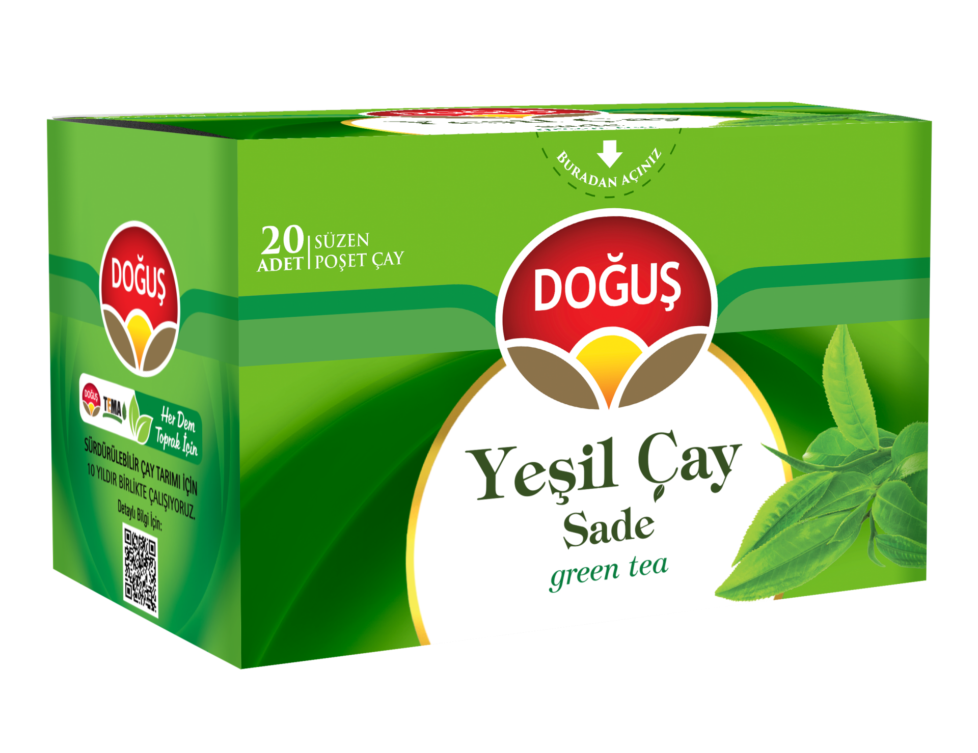 Doğuş Yeşil Çay Sade 20'li