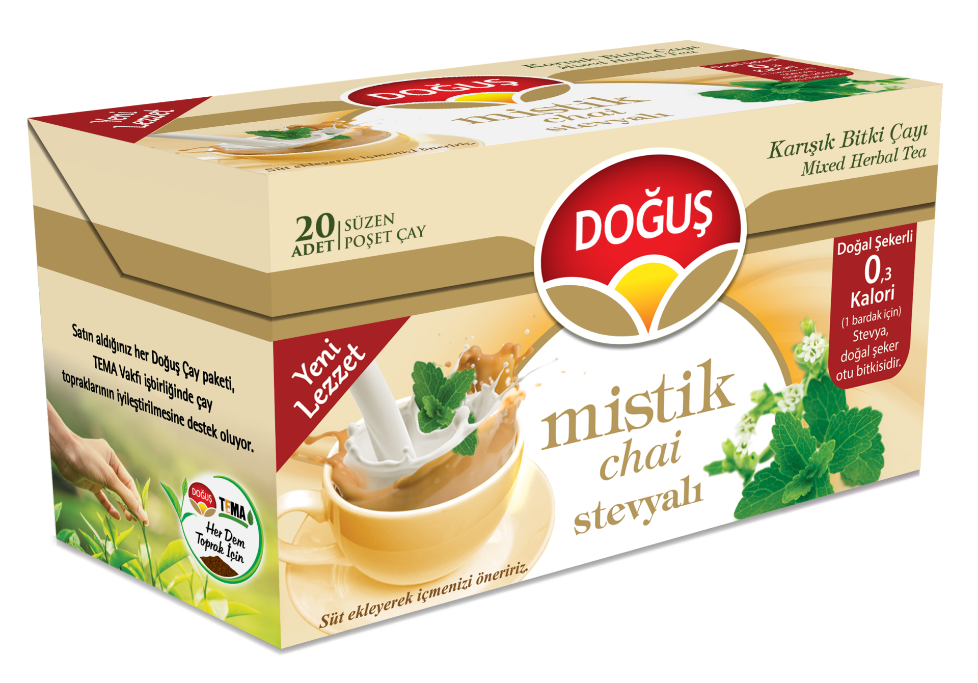 Doğuş Mistik Chai Stevyalı 20'li
