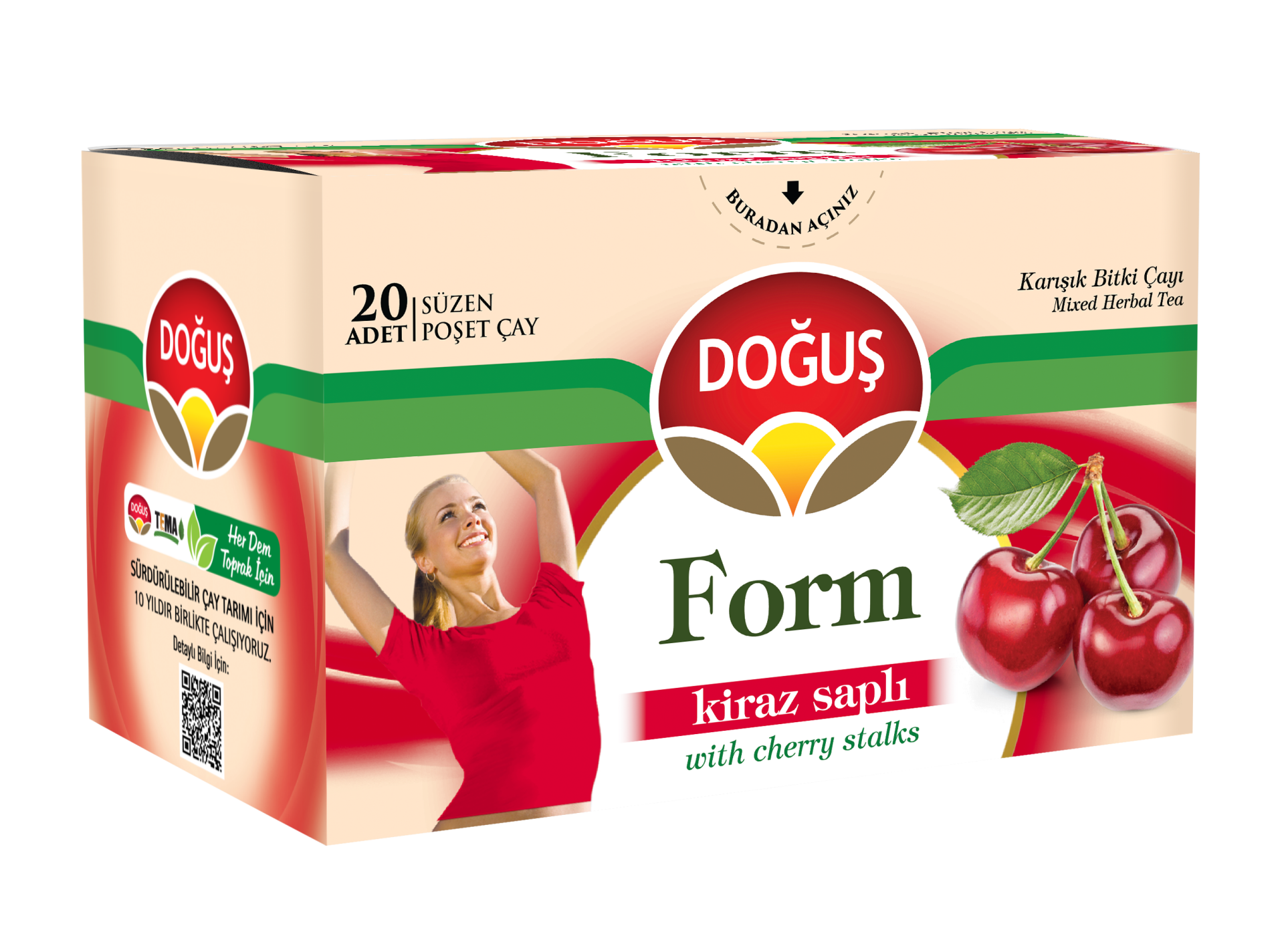 Doğuş Form Kiraz Saplı 20'li