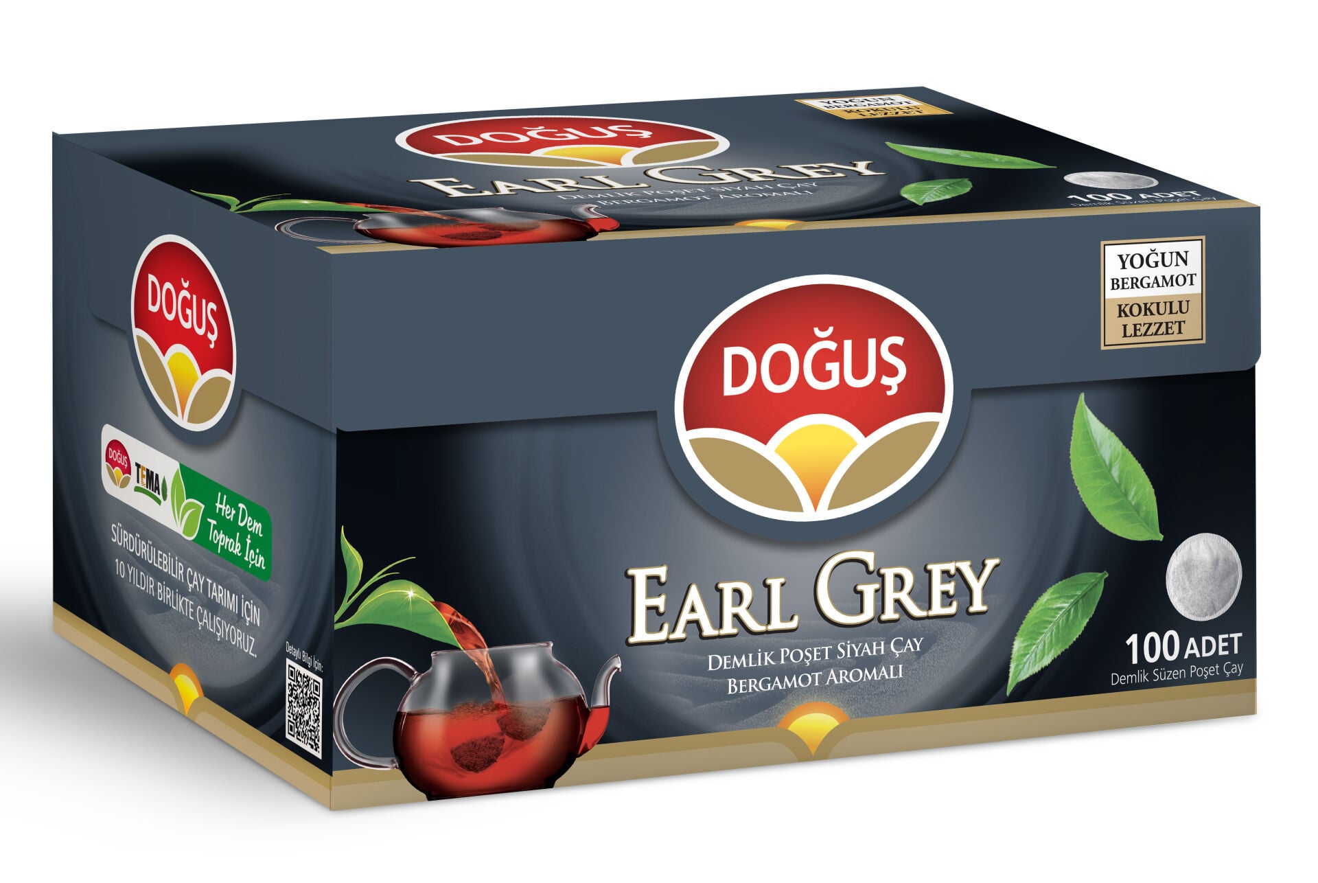 Doğuş Earl Grey 100'lü Demlik Poşet Çay