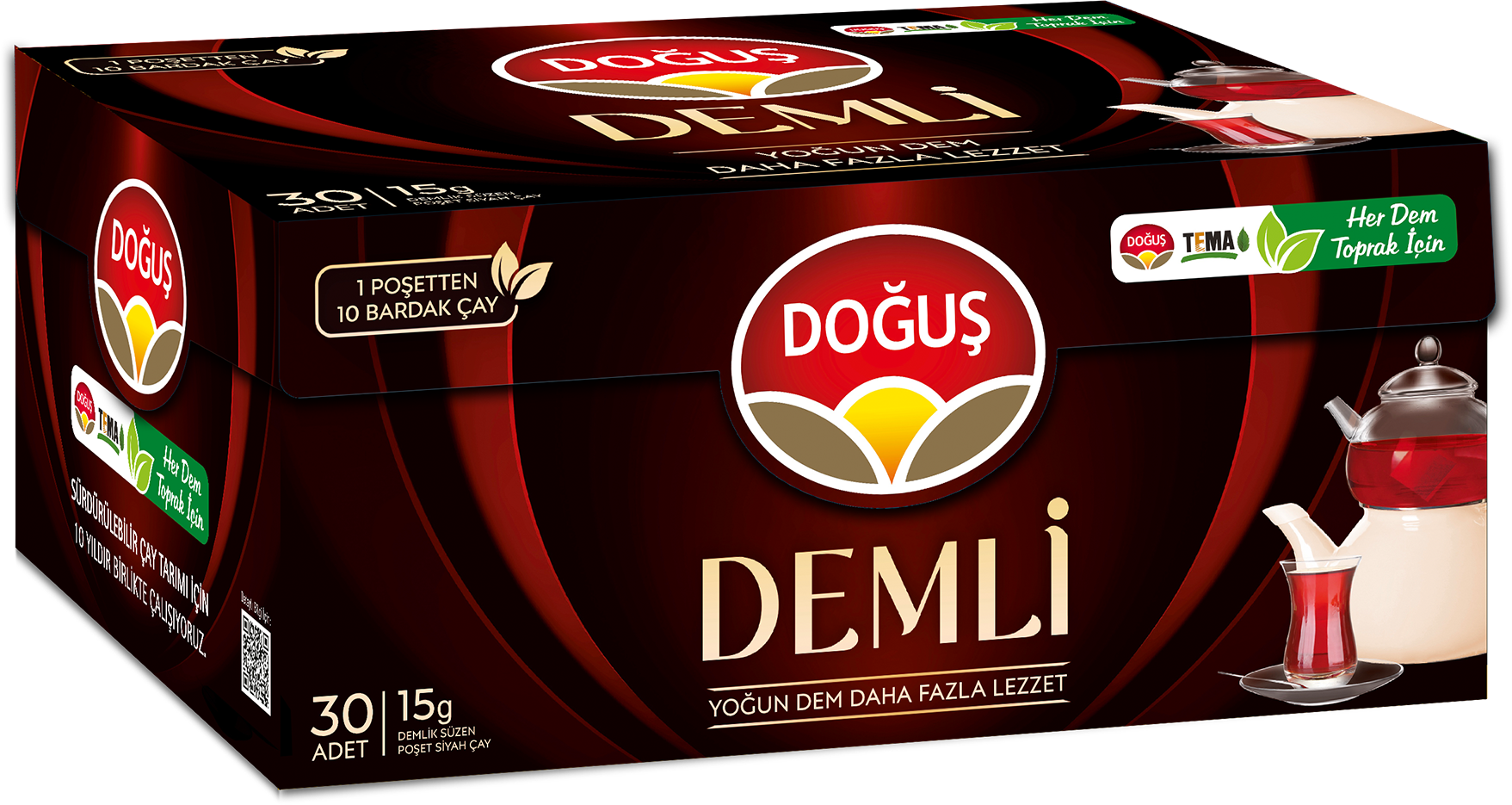 Doğuş Demli Demlik Poşet Çay 30x15g
